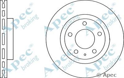 APEC BRAKING dsk3079 -  Тормозной диск